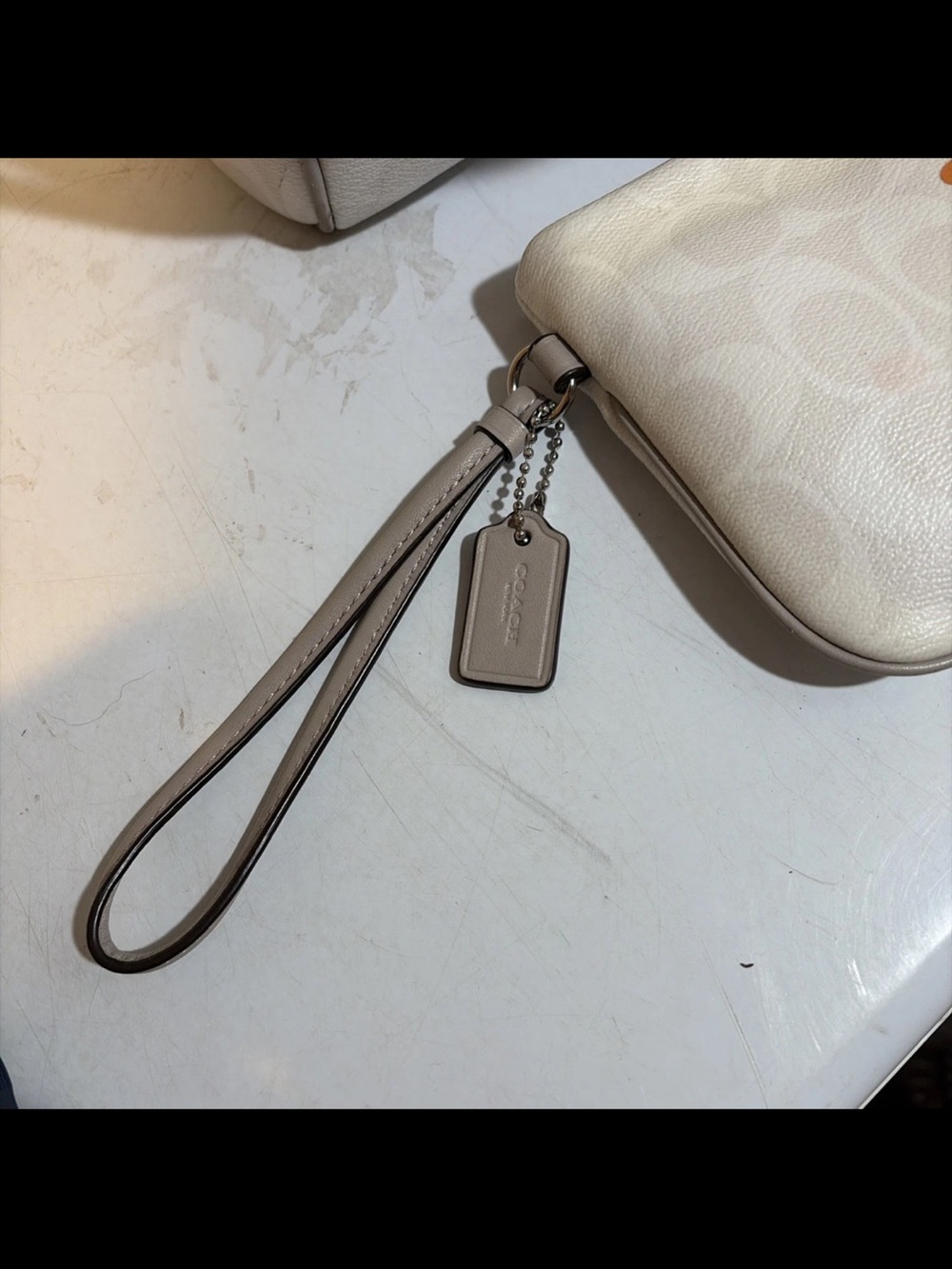 Coach Varsity Stripe Bennet Satchel with matching Wristlet - Picture 5 of 11
